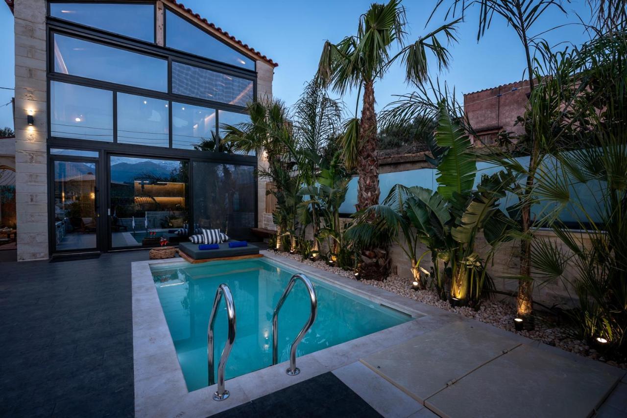 Villa Armenus, Private Pool, Garden, Bbq 하니아 외부 사진