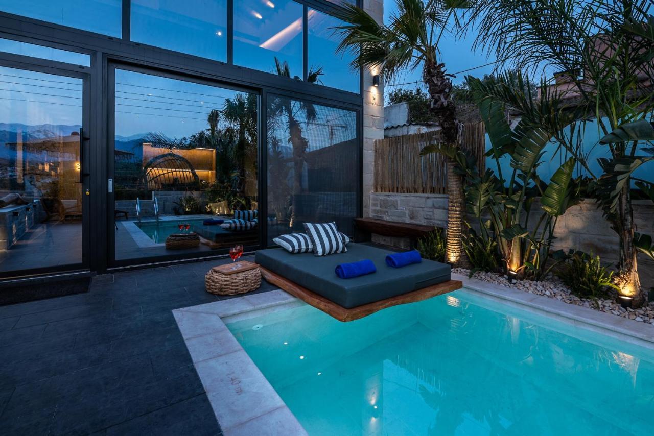 Villa Armenus, Private Pool, Garden, Bbq 하니아 외부 사진