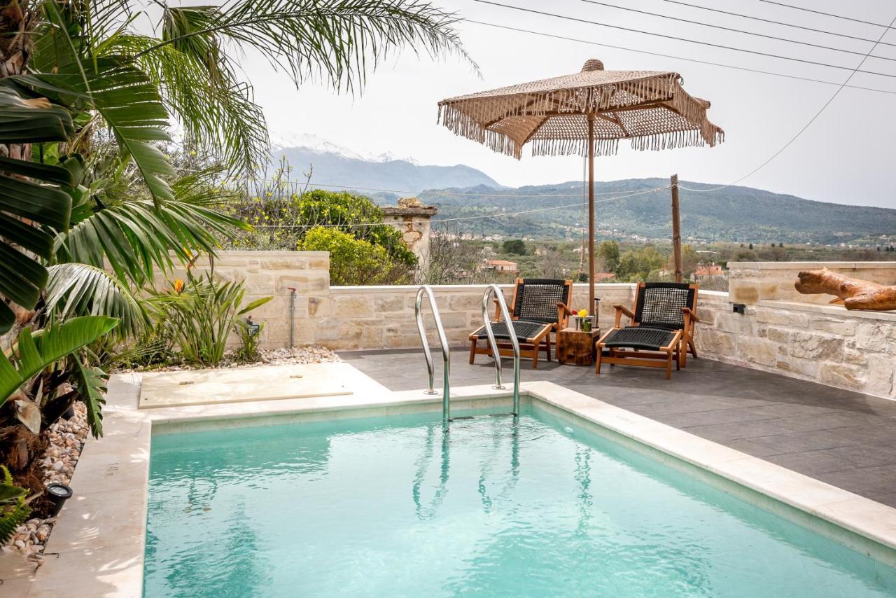 Villa Armenus, Private Pool, Garden, Bbq 하니아 외부 사진